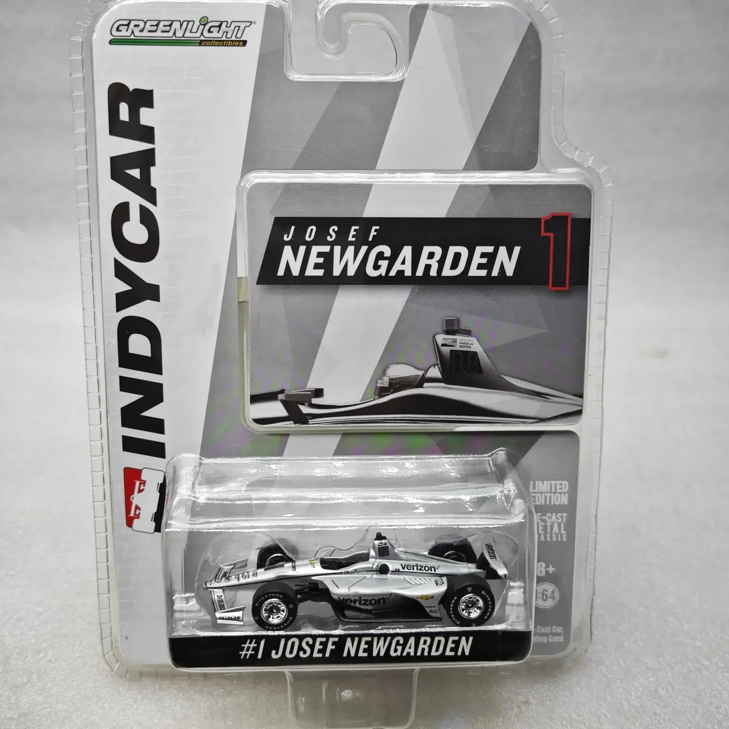 

GreenLight 1:64 NTT IndyCar Series-2018 # 1, имитационная модель Йозефа Ньюгородда для мальчика, имитация игрушечного автомобиля