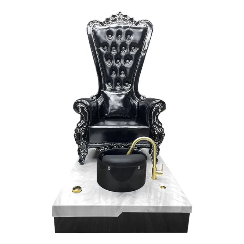 

Nail Salon Furniture Spa Black Pedicure Bowl Chair
