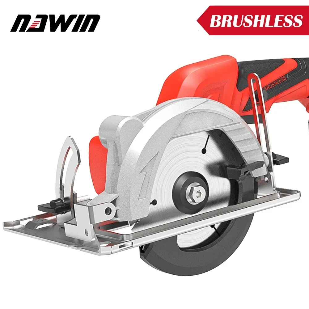 2025NAWIN 20V Mini Electric  Circular Saw Plunge Cut Track Cutting Wood Metal Tile Cutter Saw Power Tool