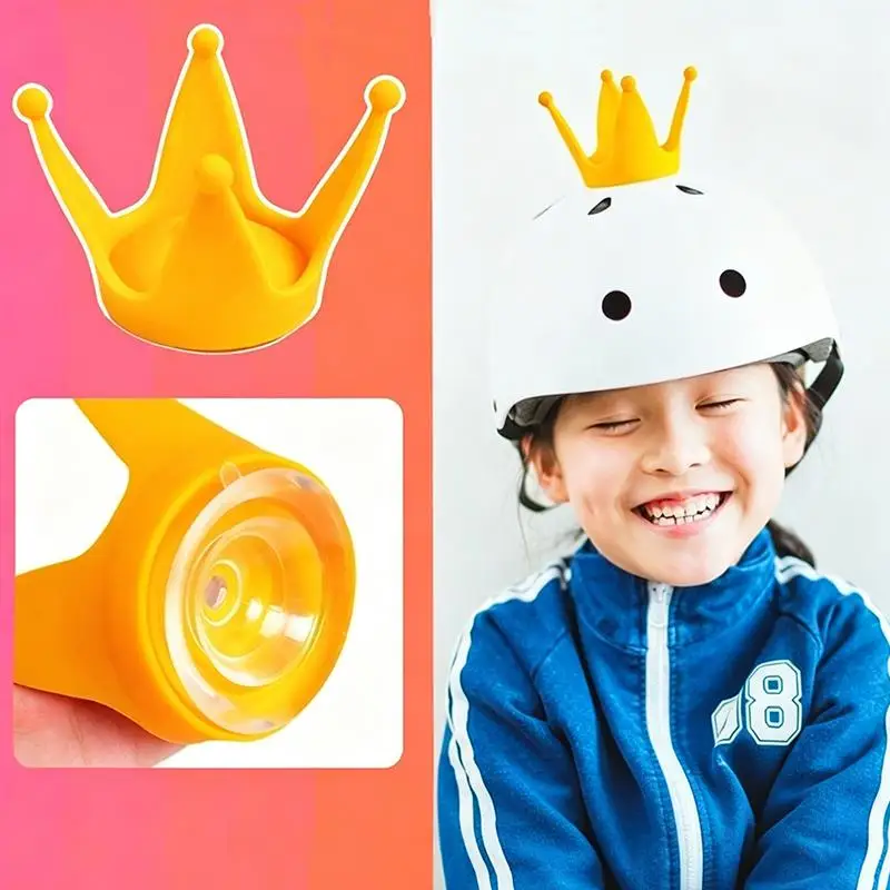 1 PCS Funny Helmet Crown Topper Universal Suction Cup Decoration Motorcycle Helmet Ornament