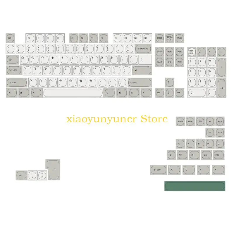 P9JB 131 Keycaps PBT Maprofile Dyesublimation Proses Retro Minimalis Keycaps