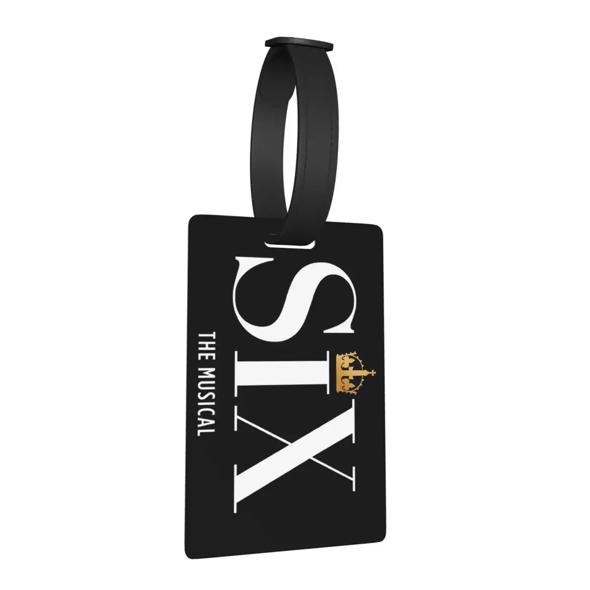 

Six The Musical Luggage Tags Suitcase Accessories Travel Portable Baggage Boarding Tag Label Holder ID Name Address