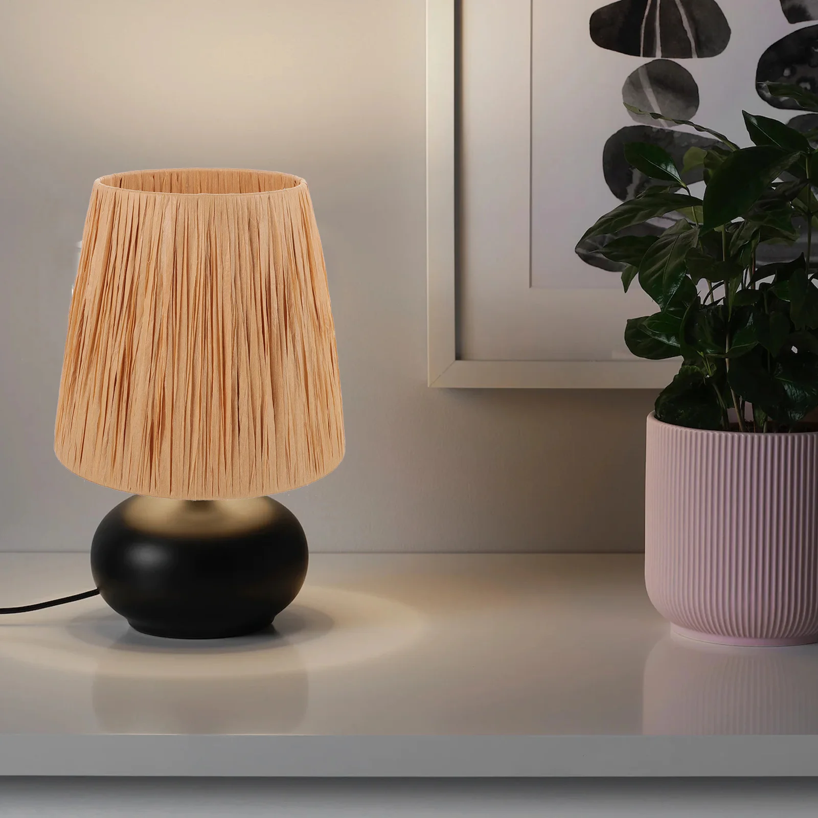 عاكس الضوء الورقي لمصابيح مكتب الطاولة الأرضية، مادة معدنية قوية، سهلة التركيب، ديكور منزلي إبداعي أنيق #1