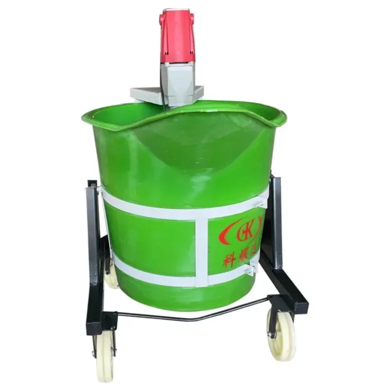 Sell like hot cakes Small household electric duckbill plastic mixer cement gypsum self leveling mixing bucket