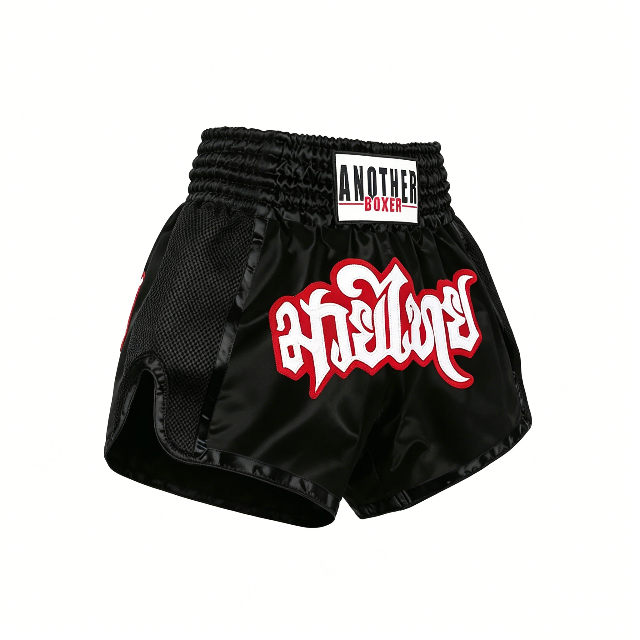 Thai-Box-Shorts, Muay-Thai-Hosen für Männer, Frauen und Kinder, Retro-Stickerei, Thailand Grappling Sparring Kickboxen Cage Fighting Shorts