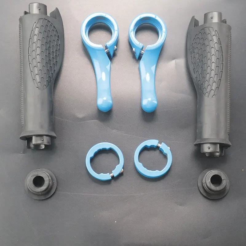 Anti-slip Gummi Fahrrad Lenker End Abdeckung Aluminium Legierung Schloss Mountainbike Lenker Fahrrad Anti-slip Griff Abdeckung – Detail 10
