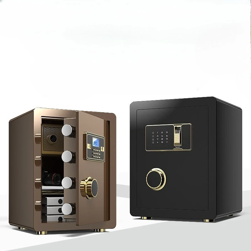 Safe Household Small Wall Safe Anti-theft Home Office Electronic Fingerprint Password Invisible All Steel 40cm