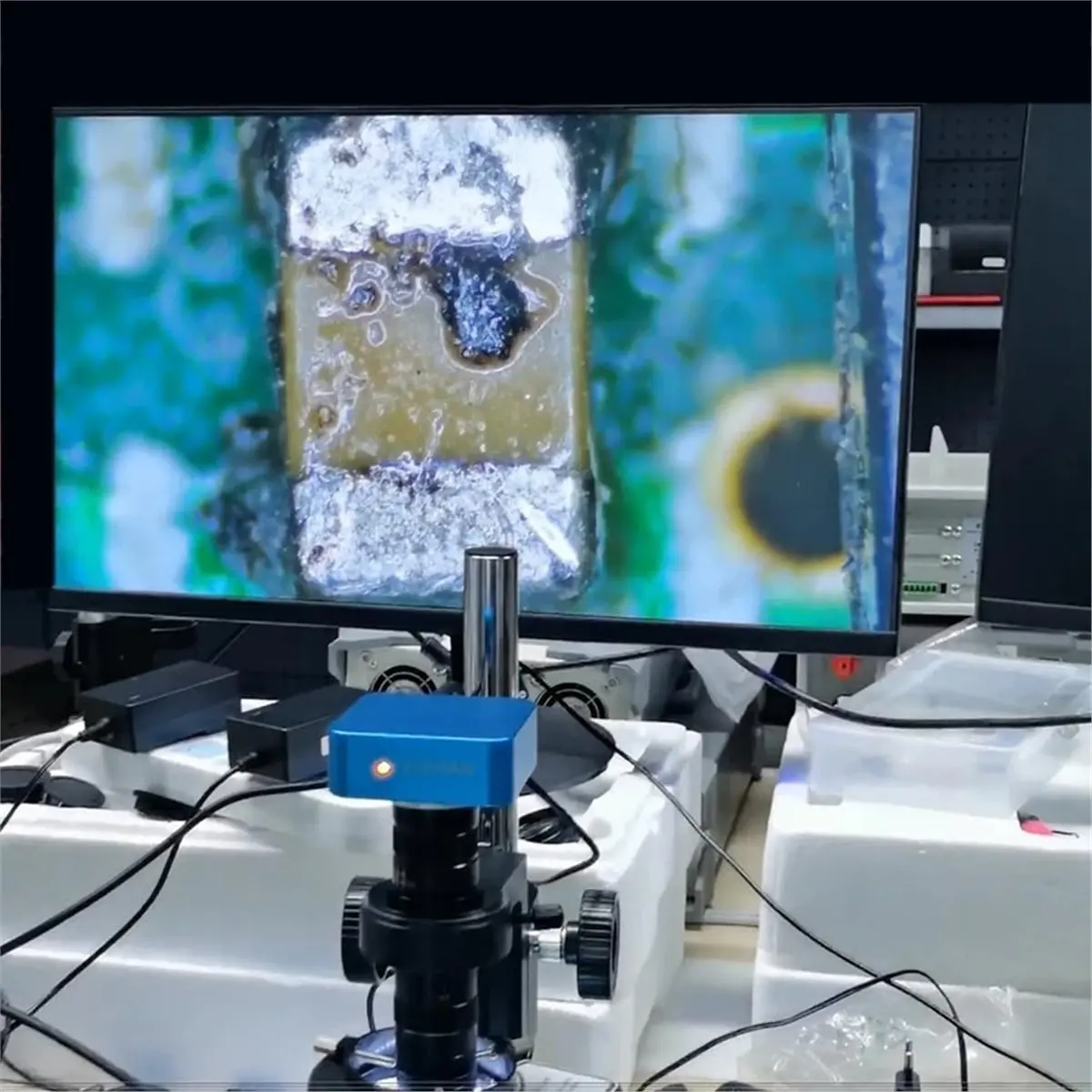 NEW 150X Magnification Adjustable Microscope Lens for C-Mount Digital Microscope Camera USB Adjustable Magnification