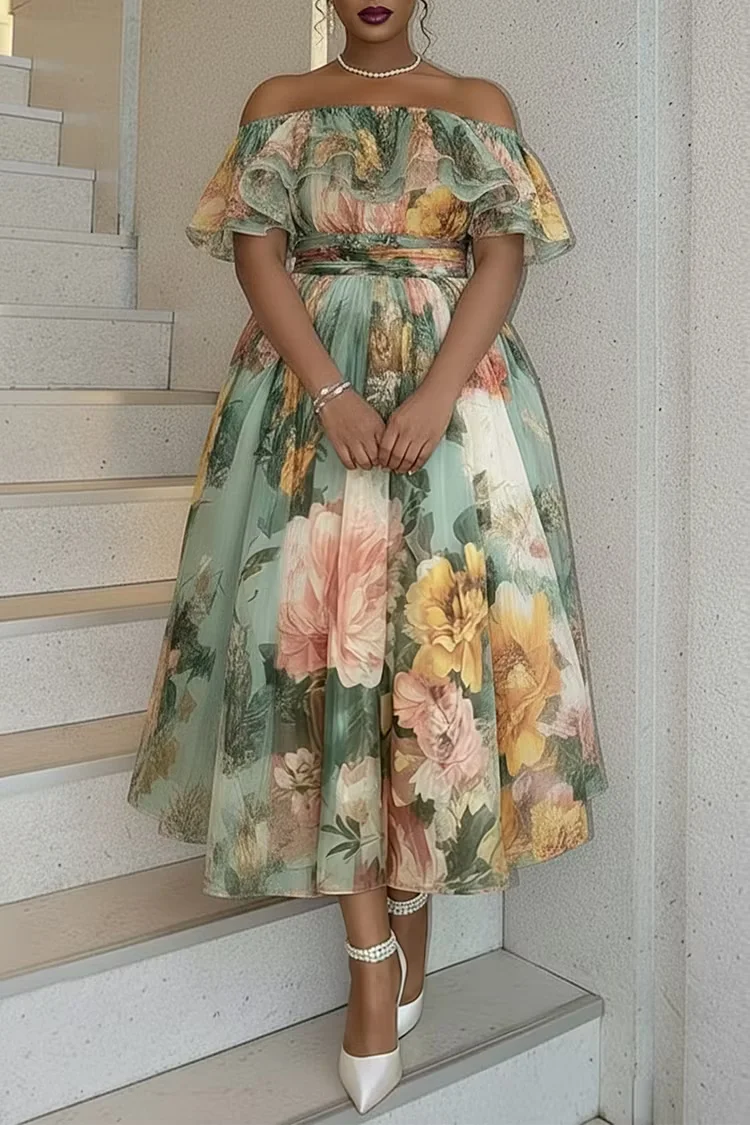 Thumbnail 2 - #16 Trending Womens Plus Size Maxi Dress Right Now