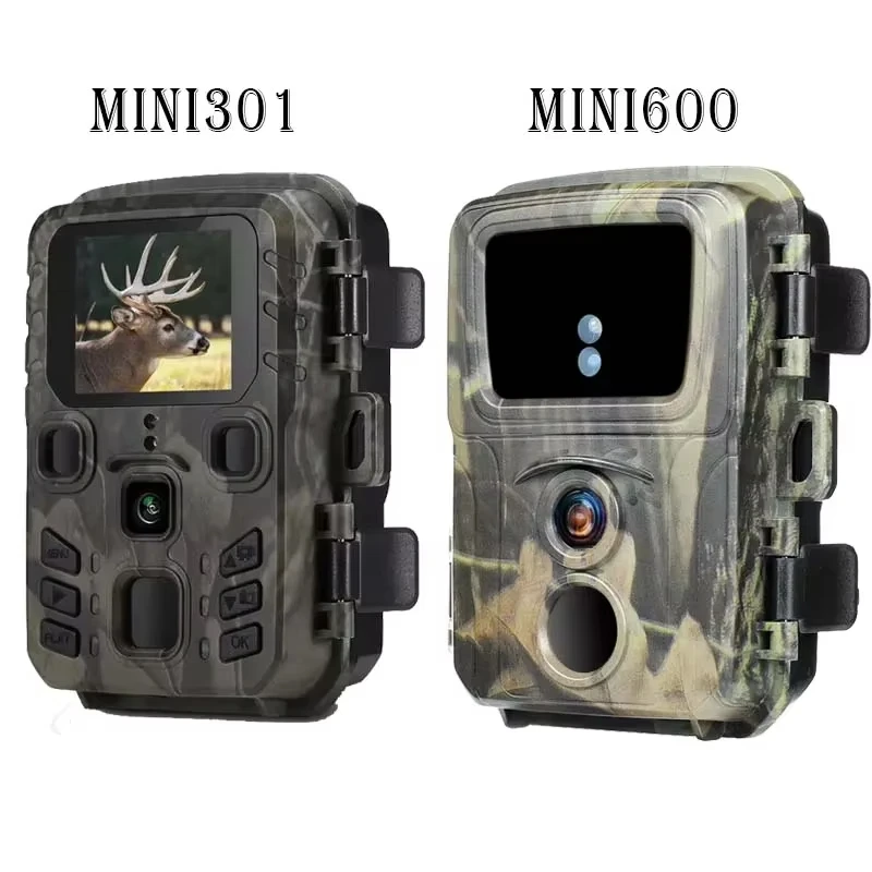 Mini600/Mini301 Mini Trail Hunting Camera Wildlife Hunter Cameras 20MP 1080P Forest Animal Cam Photo Trap Surveillance Tracking