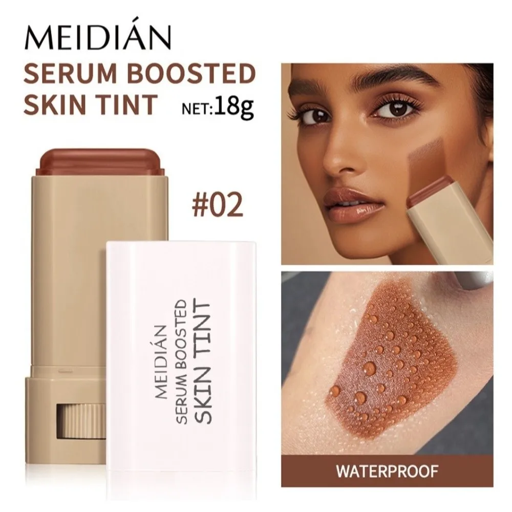 Natural Finish Solid Form Foundation Nourishing Waterproof Face Makeup Stick Coverage Long Lasting Skin Tint Stick Daily Wear