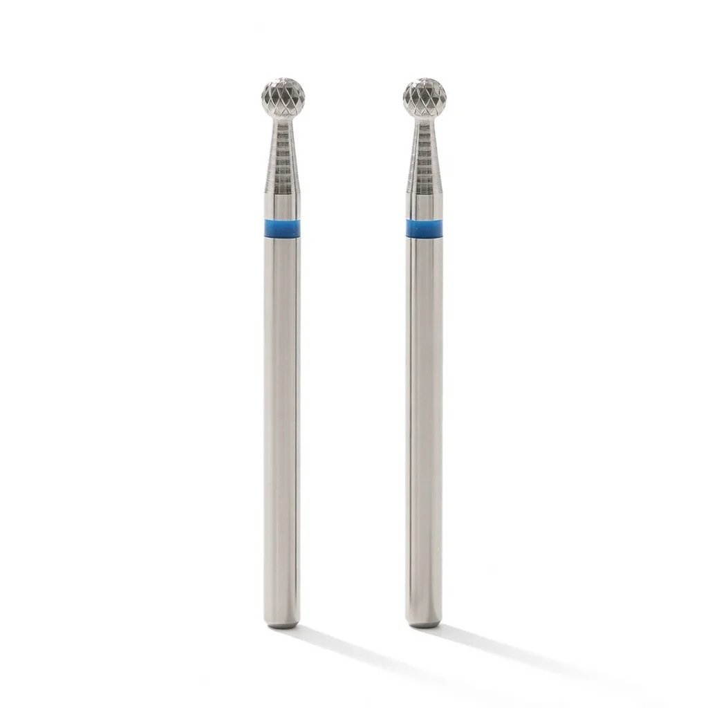 EasyNail ~ 1 adet top şekli karbür tırnak matkap uçları freze kesici tırnak dosyaları tırnak elektrikli matkap manikür cihazı makinesi aksesuarı