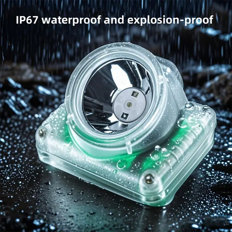 

Ip67 Waterproof Mining Lamp Fishing Lamp 18650 * 2 High-Quality Explosion-Proof Headlight Large Screen Digital Display Headlight