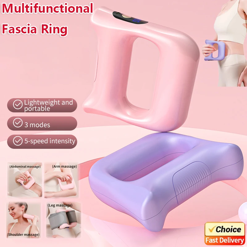 

Новинка 2023 года, ручное фасциальное массажное кольцо, пояс для похудения, пояс для похудения, вибрационный инструмент для коррекции фигуры для домашнего использования в тренажерном зале