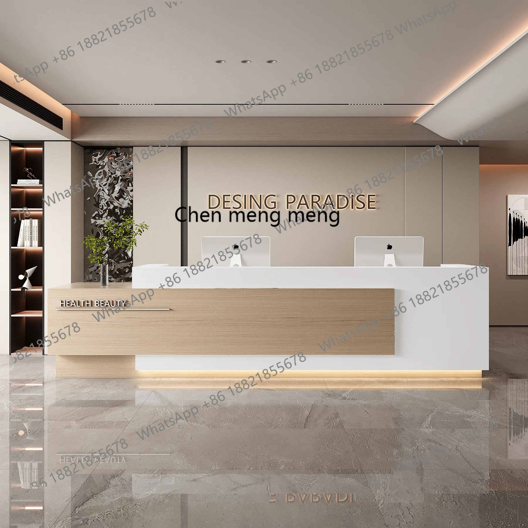 

Front desk Simple company Hotel sales department Lobby checkout page Art training bar