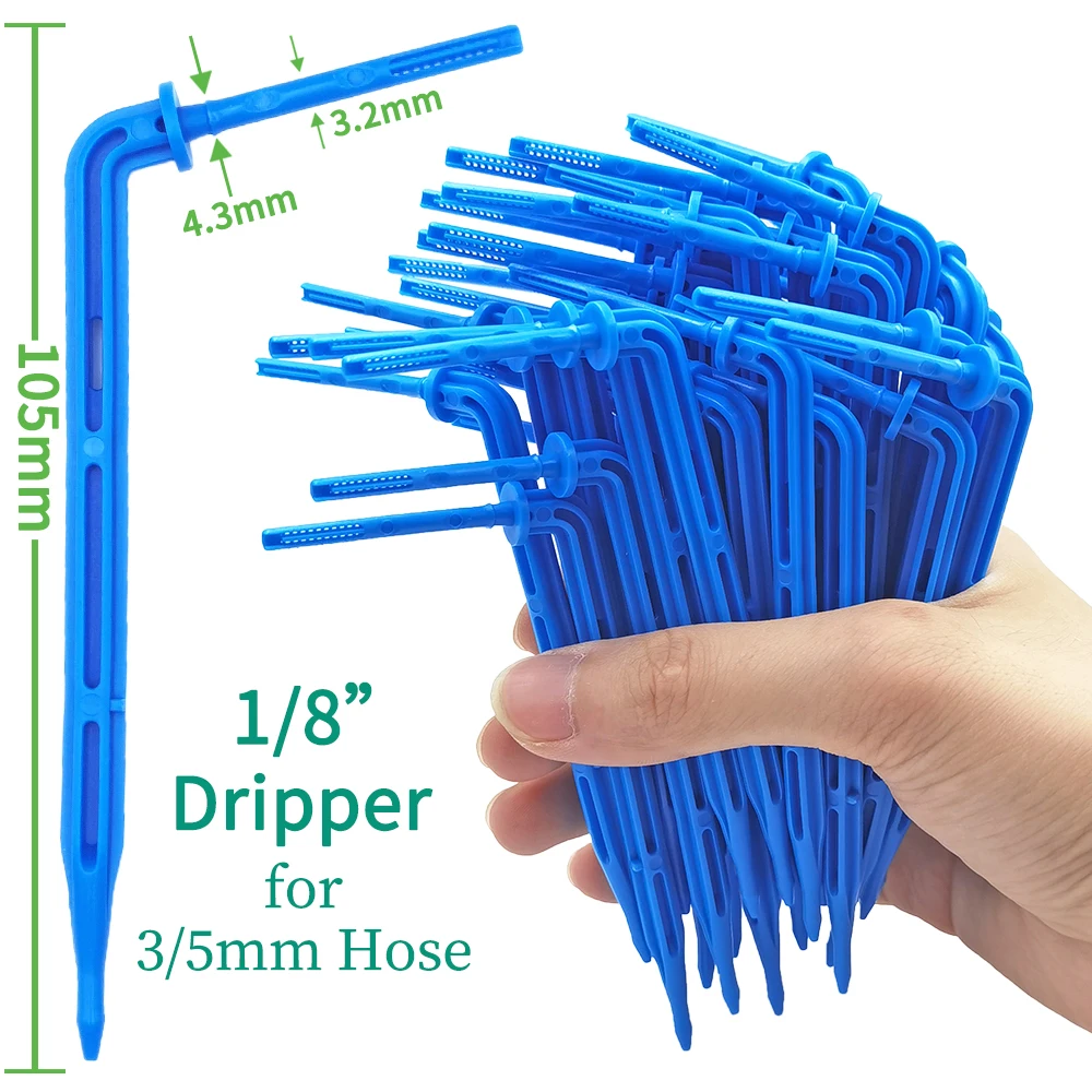 40M/20M 4-Way 8L kroplownik do nawadniania nadajnik irygacyjny Dripper system zraszania doniczkowe uprawy stoczni szklarnie zestaw 10/20