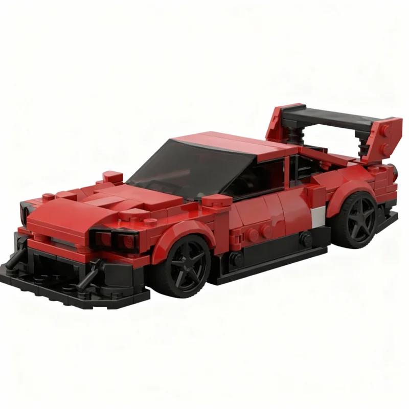 

365pcs MOC LBWK Nissan GT R ER34 City Champions Model Building Blocks Construction Toy Christmas Gifts DIY Creative Idea Brick