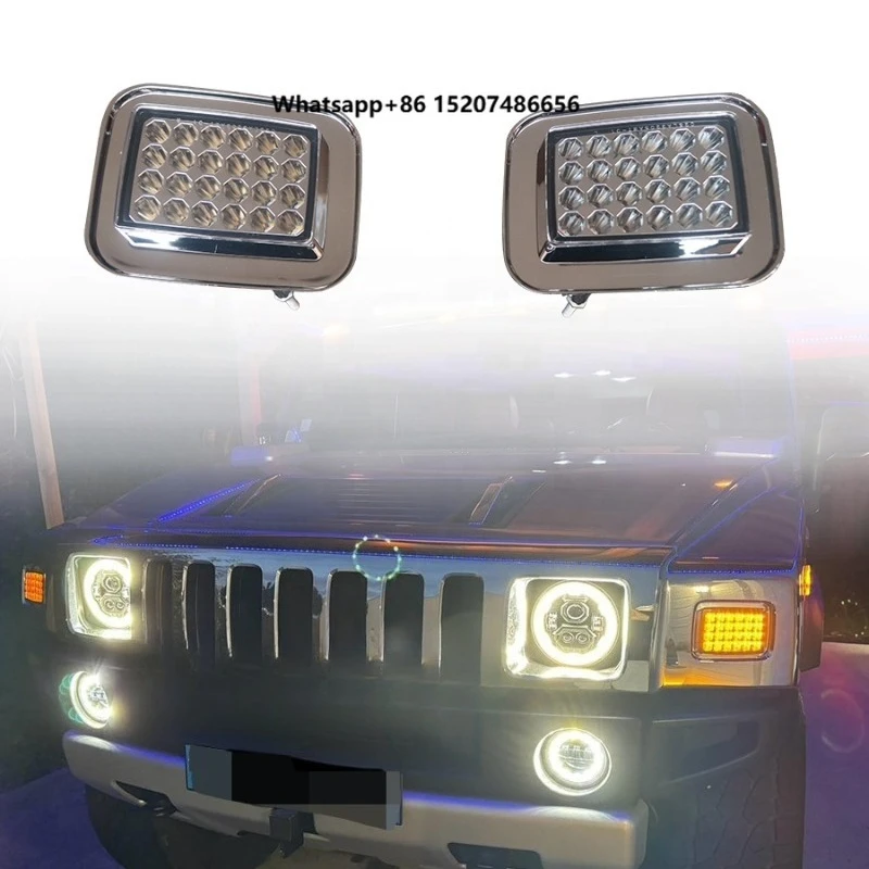 Yellow Light Parking Signal Lamp for H2 Front  Chrome Turn Signal