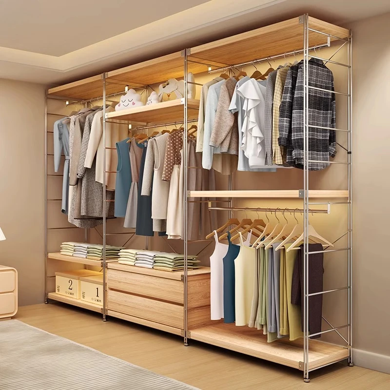 Perchero multifuncional Vertical, Perchero De Charriot para Hotel espacial De moda, Colgador De Ropa para dormitorio, muebles De almacenamiento
