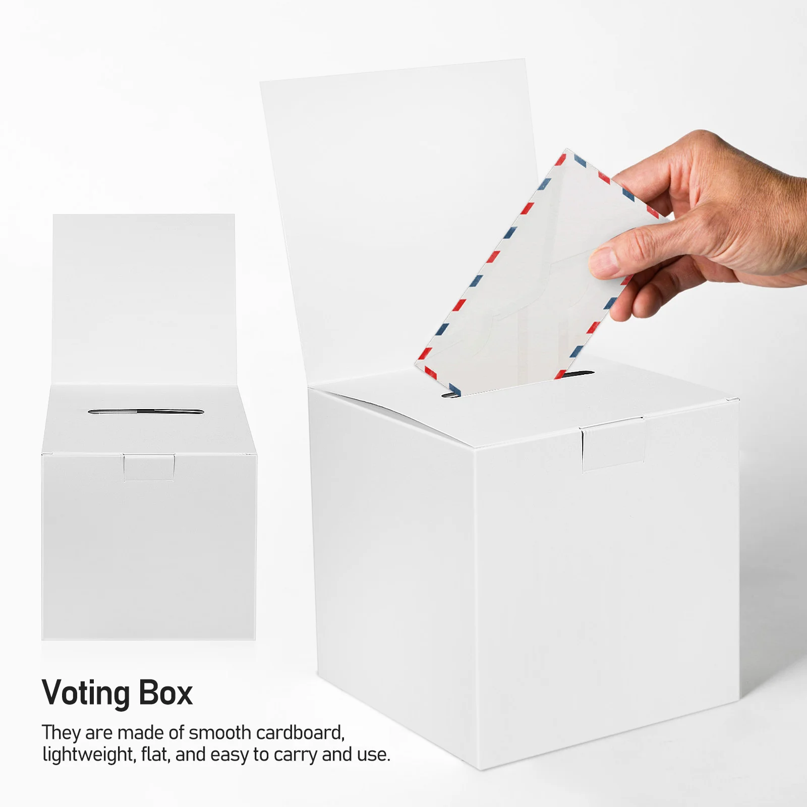 6 Pcs Raffle Baskets The Gift Ballot Box Lottery Boxes For Tickets Container Paper