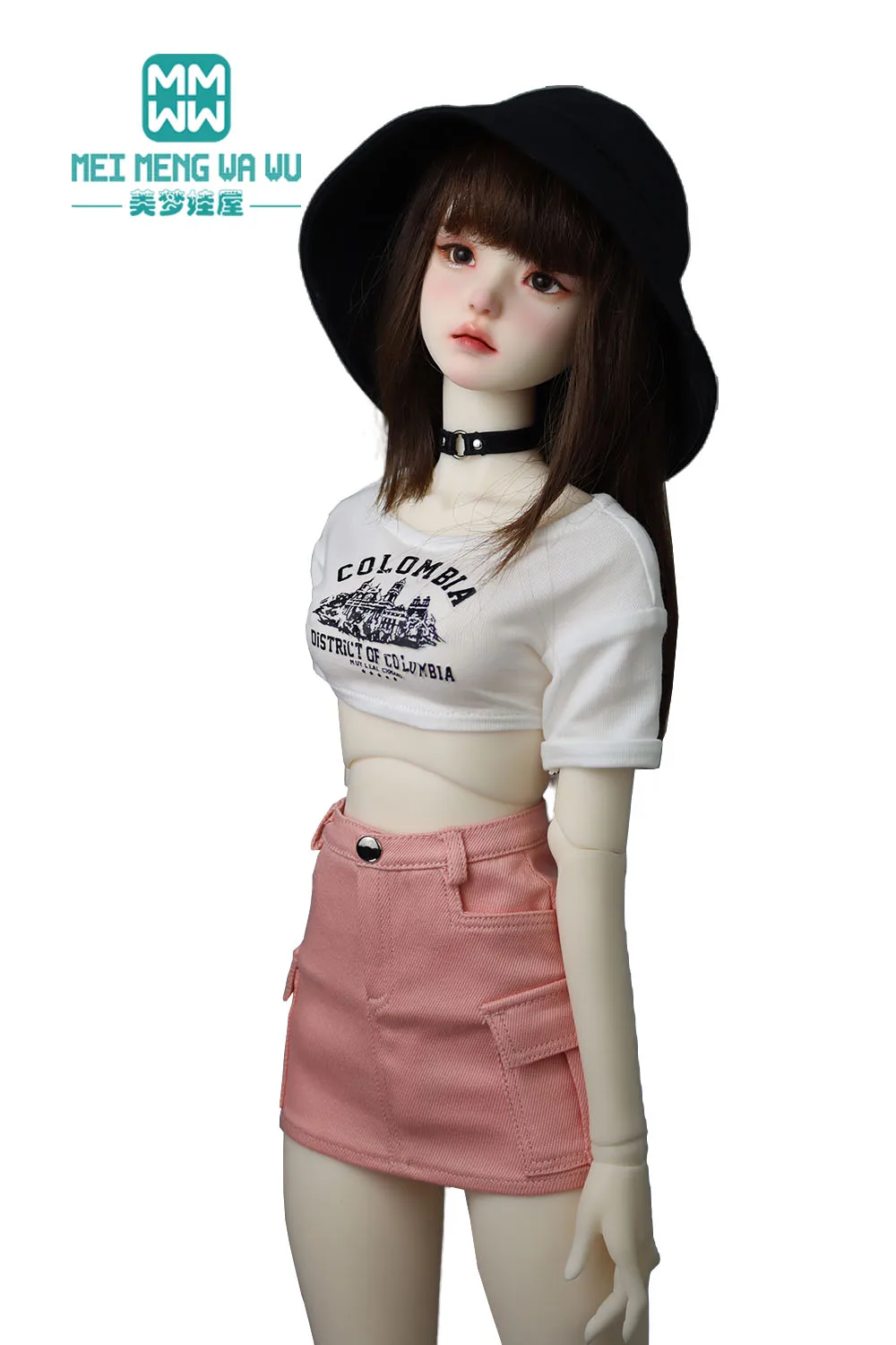 Fits 43-60cm 1/3 1/4 BJD Doll Clothes DD SD MSD Doll Fashionable Miniskirts, T-Shirts Toys Gift