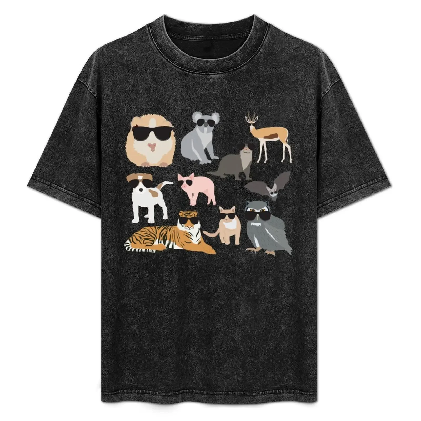 

Cool and Funny Animals Wearing Sunglasses T-Shirt luxury designer cheap stuff oversize t-shirts man men t shirts
