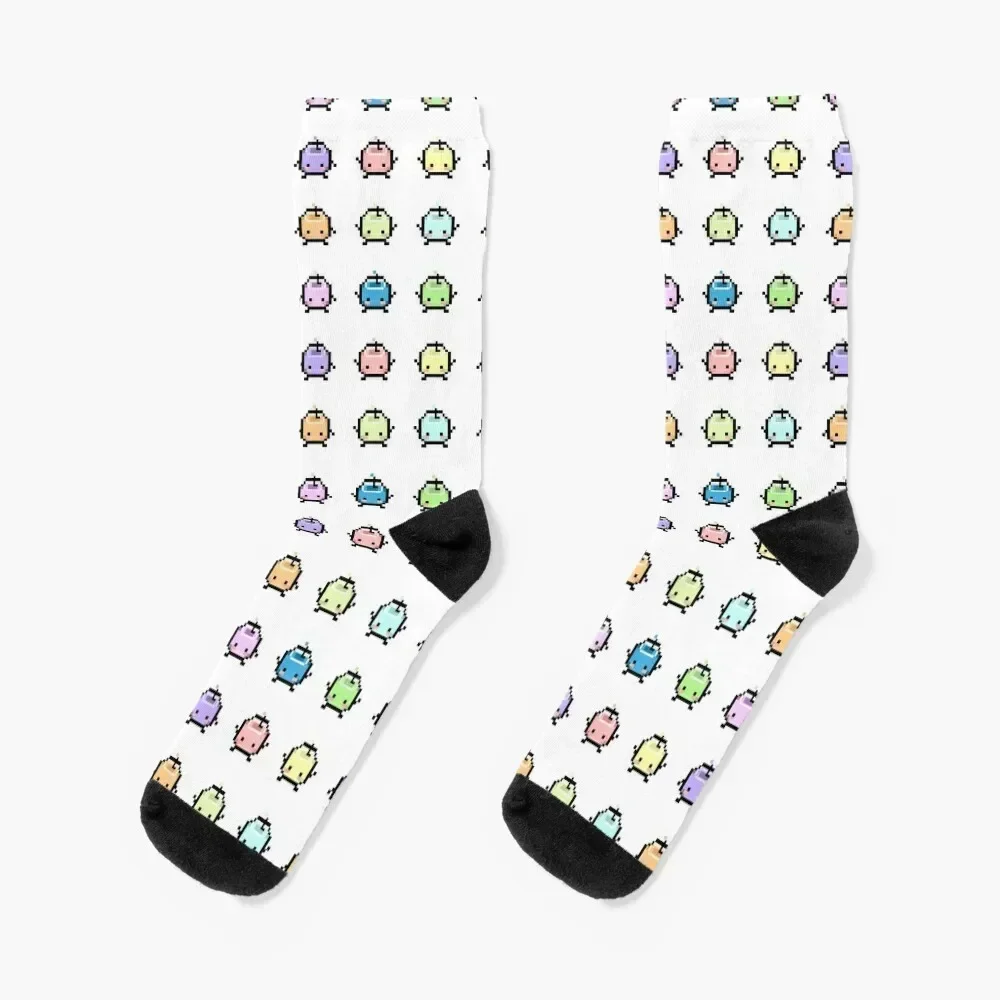 Stardew Valley Pastel Junimos Socks Argentina snow Women's Socks Men's