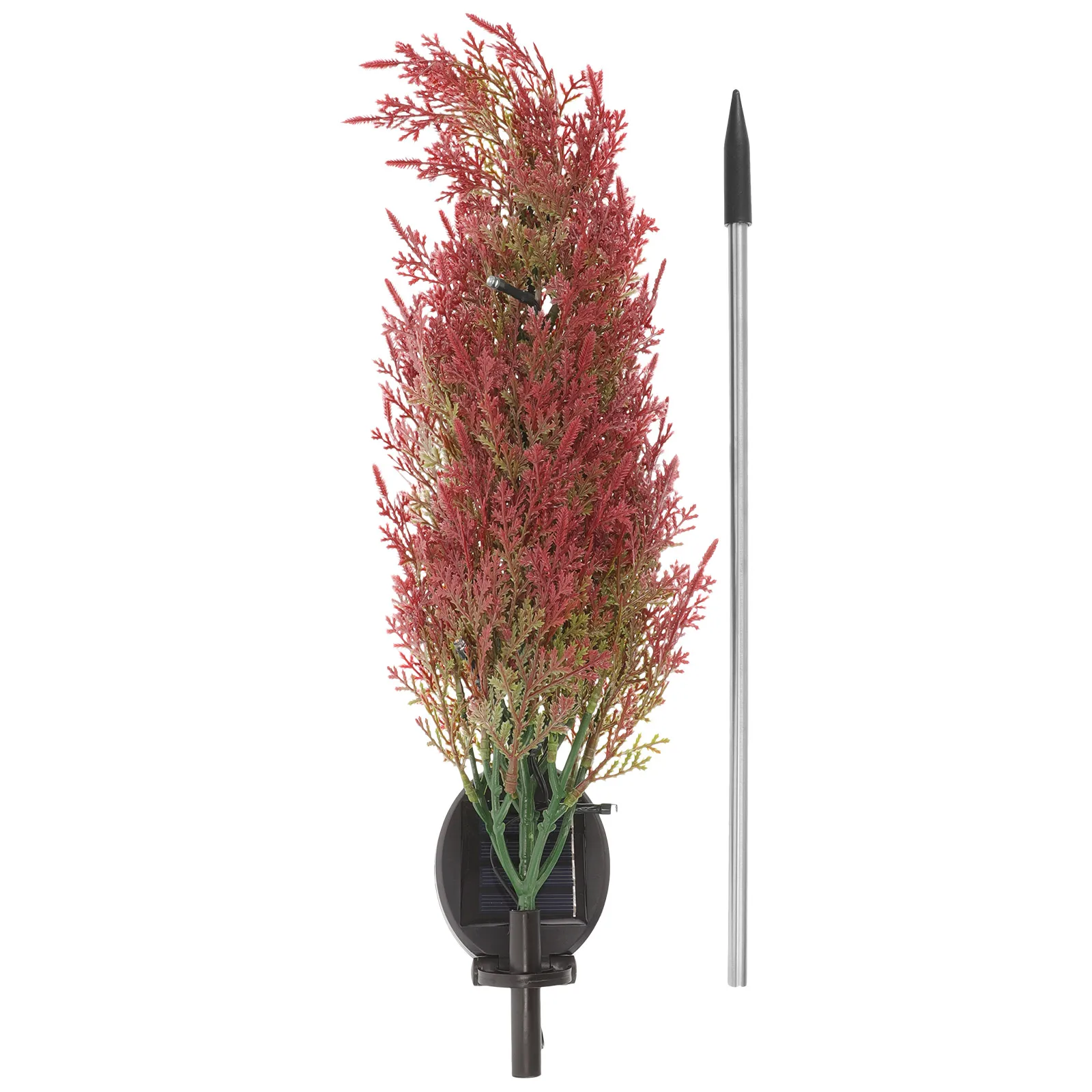

Christmas Lights Economical Solar Outdoor Decorative Fairy Lamps Garden Aluminum Tube Stake Easy to Use Automatic