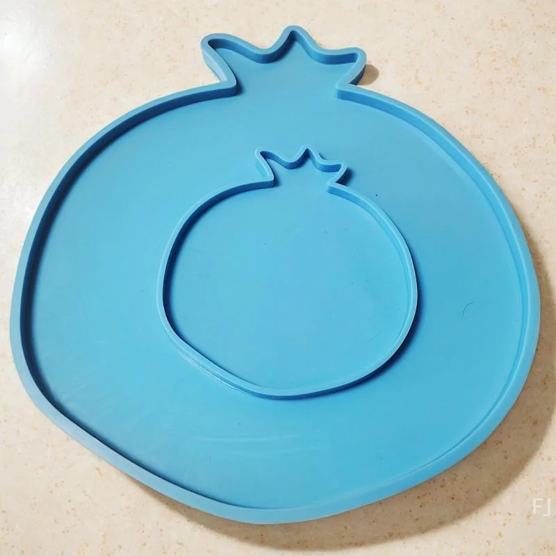 [YU] molde de resina Epoxy de geoda de Granada, tapete para tazas hecho a mano, almohadilla para tazas, molde de silicona para manualidades DIY