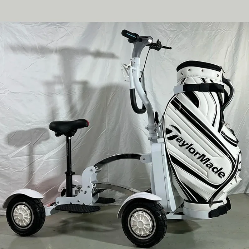 Four Wheels 48v 20ah Foldable 2400w Mini E Cart Golf Electric Scooter