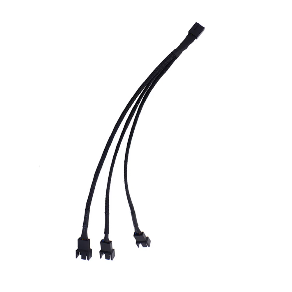 

Pwm Fan Extention Cables Black Design for Parallel Connection and Improved Aesthetics in Chassis