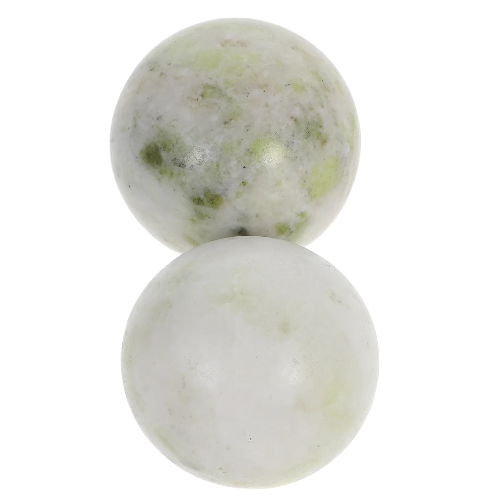 

2Pcs Jade Baoding Hand Exercise Balls Chinese Health Massage Meditation Therapy for Hand Relaxation Deep Tissue