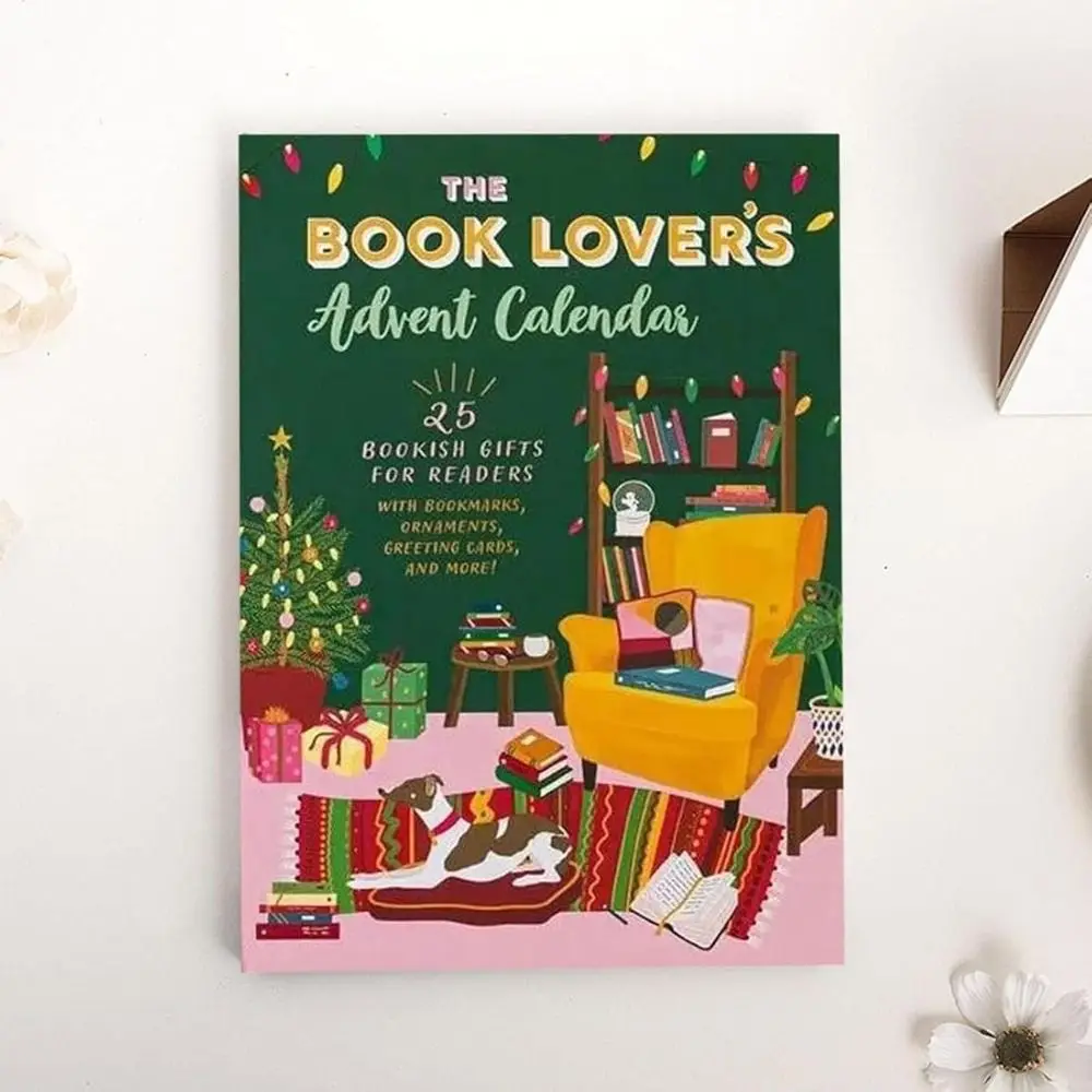 Nieuwjaar The Book Lover's Adventskalender Home Decor met 25 Bookish Gifts Adventskalender 2024 Kerst Countdown Kalender