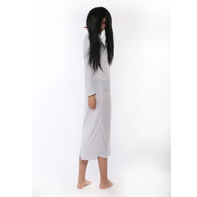 Halloween Party Cosplay Horror Clothes Women Vampire Zombie Dress Hot Japanese Movin Sadako Scary Costume