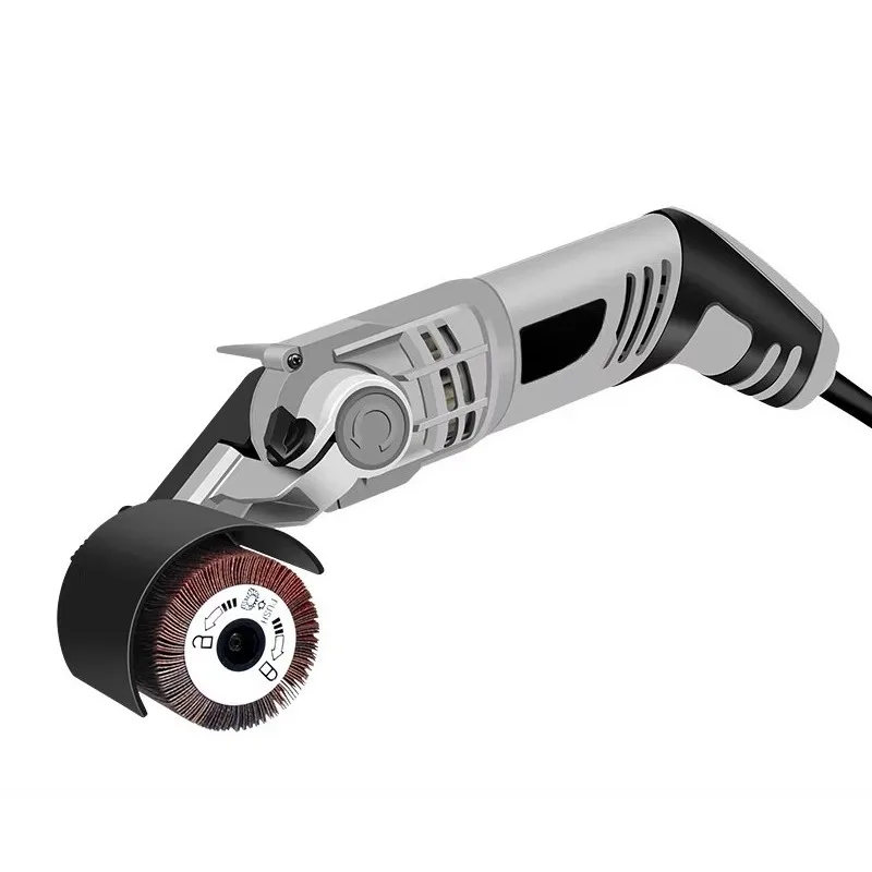 220V 420W 1900-4000RPM Handheld Shaft Sander with 5-Speed & 0-45° Adjustment for Wood/Metal/Auto Detailing & DIY Projects