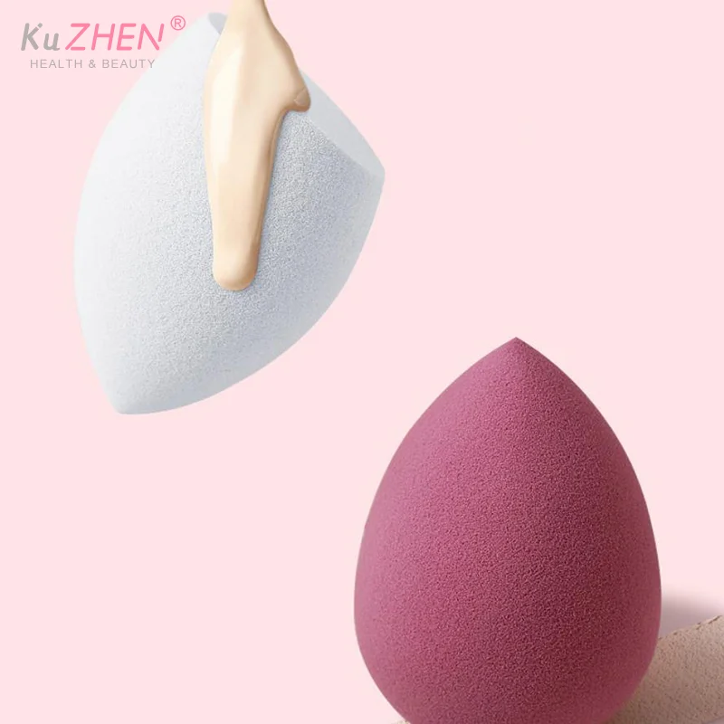 Éponge cosmétique 3 pièces, humide et sec, anti-taches, outil de beauté bouffant, outil de maquillage professionnel Super doux pour femmes et filles
