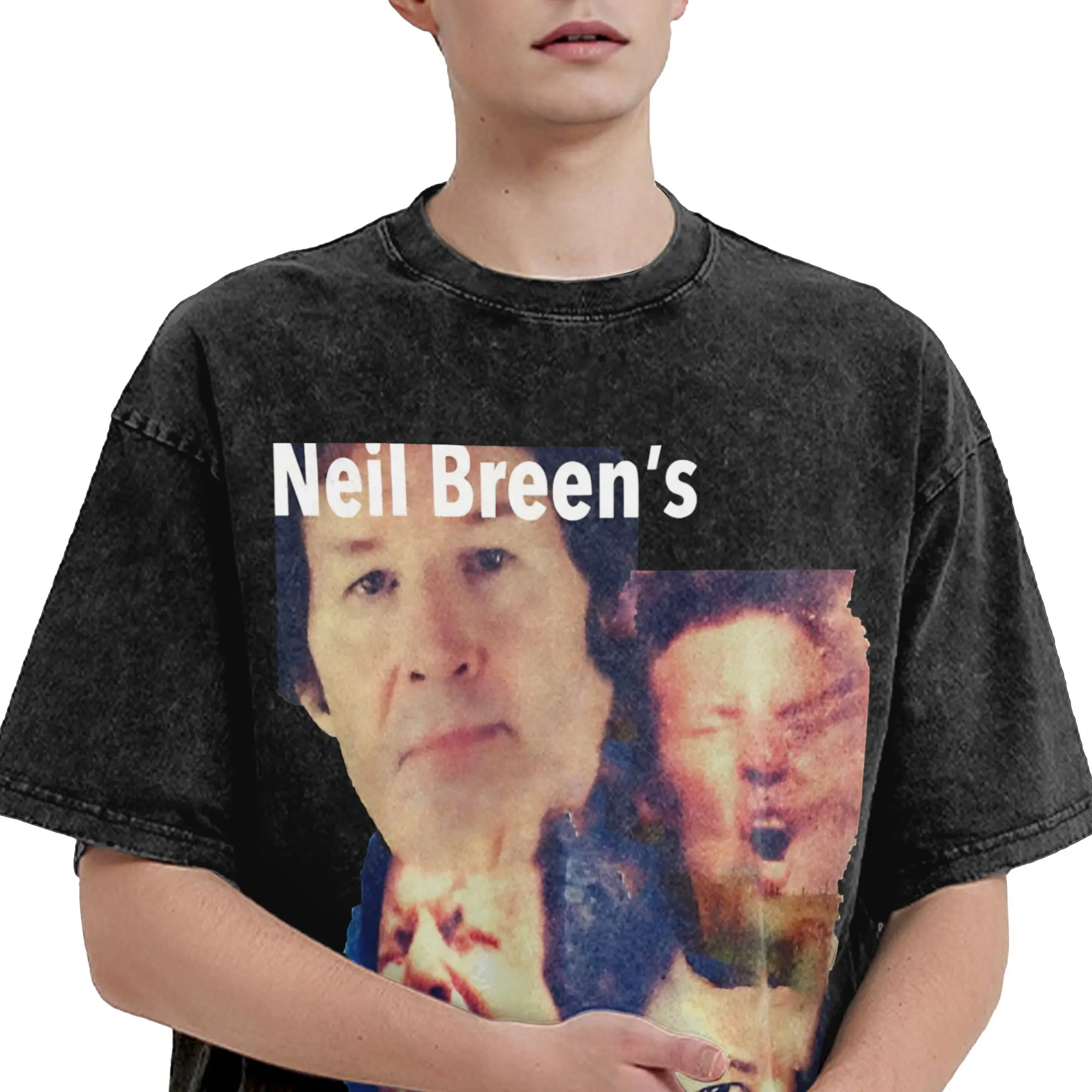 Harajuku Washed Shirts Neil Breen_s Eternal Burden Breakings Bads  Merch Vintage T-Shirts Oversize  Streetwear Short Sleeve