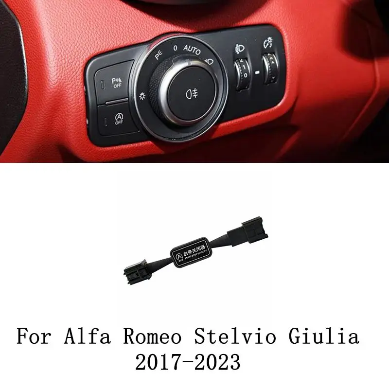 

For Alfa Romeo Stelvio Giulia 2017-2023 Car Automatic Start / Stop Off Engine System Plug Stop/Start Module Adapter Cable
