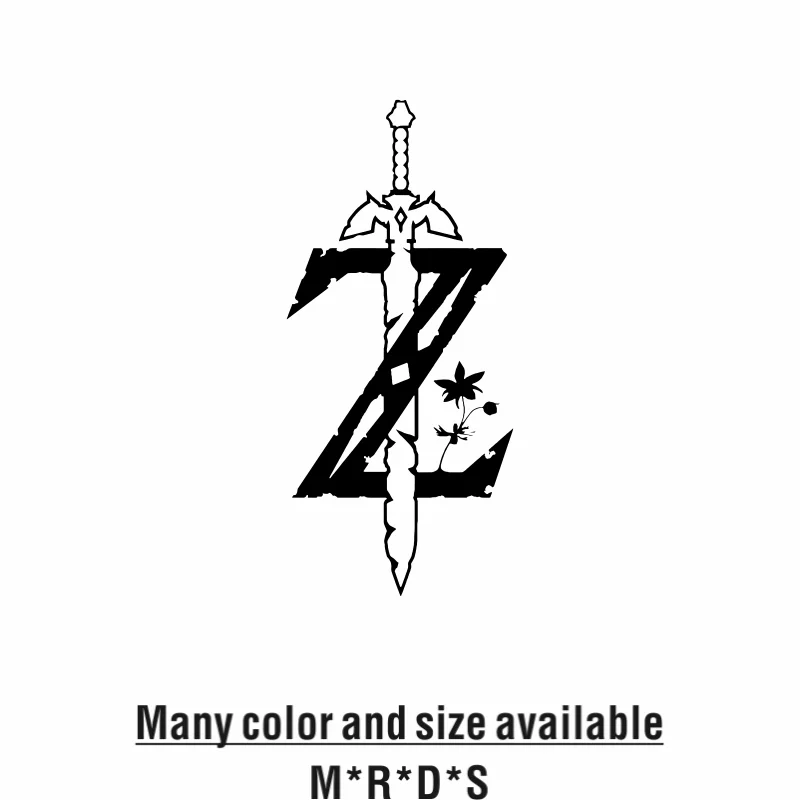 Video Games Zelda Breath of The Wild Domineering Car Sticker Car-styling To Cover Scratches Sunscreen Waterproof PVC For Tunck