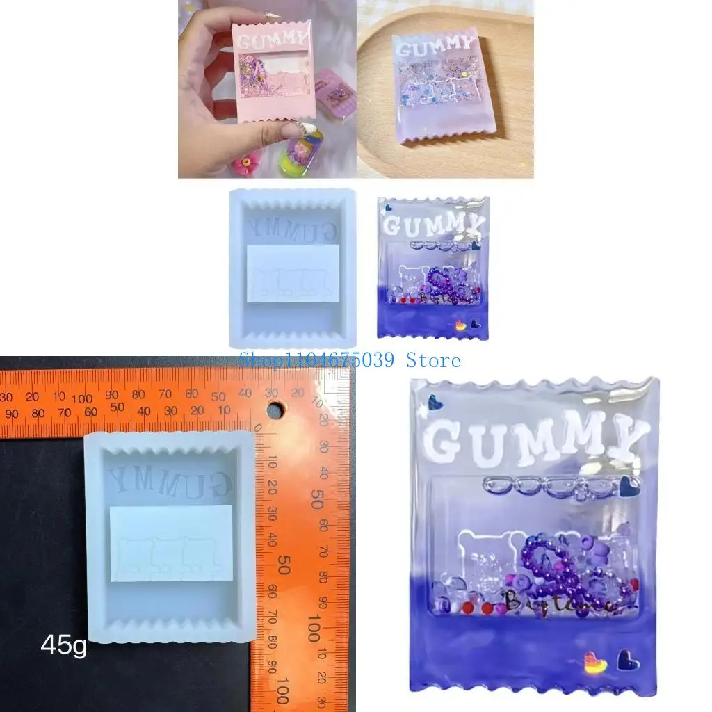 

5asd Silicone Resin Molds Bear Candy Bag Epoxy Casting Resin Mold for Jewelry Making, Pendant,Keychain Ornament,DIY Crafts