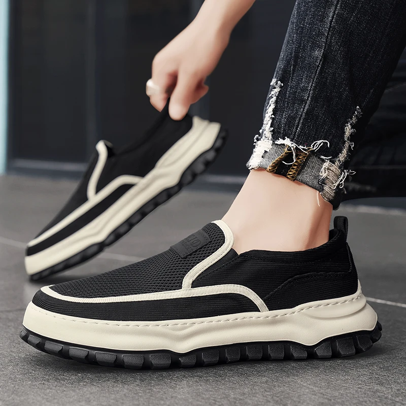 Casual Sneaker Freizeit schuhe Slipper Plattform Sportschuhe Sport und Freizeit Skateboard verschleiß fest lüften Outdoor neu