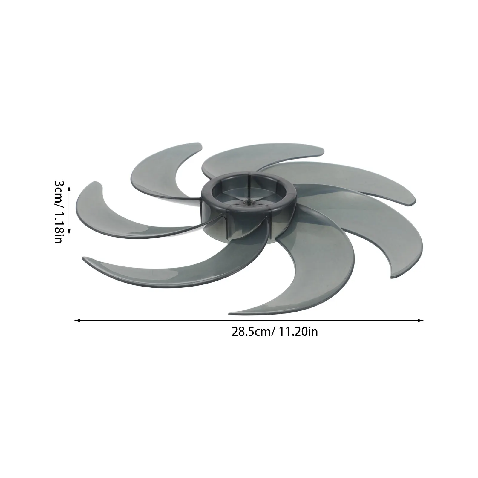 12 Inch Ceiling Fan Blades Plastic Replacement Waterproof Quiet Efficient Airflow Indoor Fan Accessories