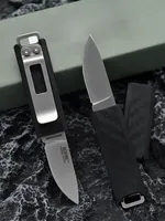 2425 Mini Pocket Fixed Blade Stonewashed Blade Nylon  Knife Handle Outdoor Portable Jungle Multifunction Survival Knife EDC Tool