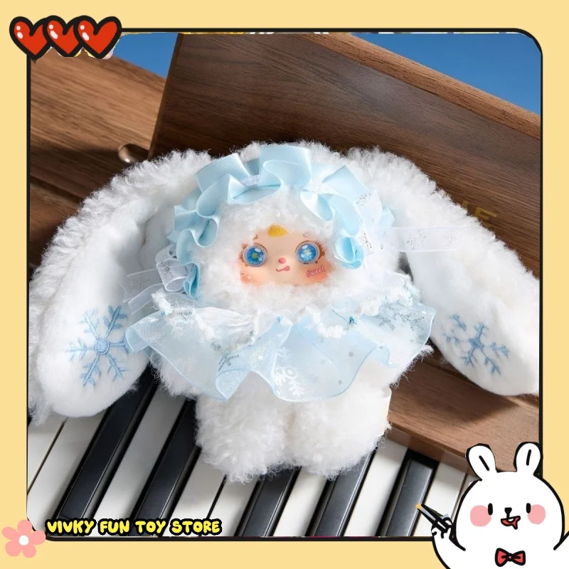 Nouveau noël Samuel neige nuit thé fête vinyle peluche boîte aveugle poupée pendentif décoration cadeau de vacances