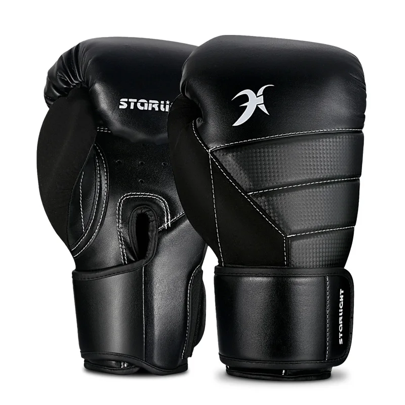 10/12/14oz rękawice bokserskie profesjonalne dorosłe Sanda Muay Thai rękawice bojowe mężczyźni i kobiety trening worek z piaskiem wolna walka MMA boks