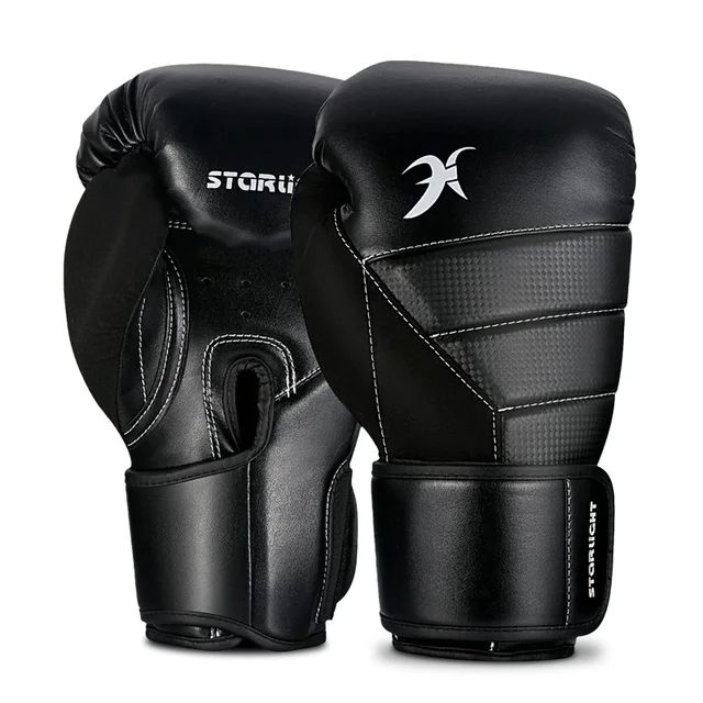 10/12/14oz rękawice bokserskie profesjonalne dorosłe Sanda Muay Thai rękawice bojowe mężczyźni i kobiety trening worek z piaskiem wolna walka MMA boks