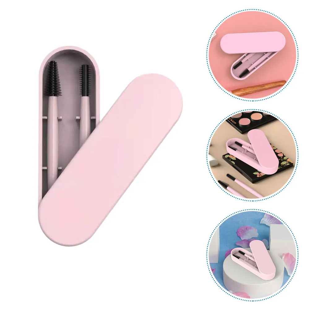 1 مجموعة سيليكون فرشاة للمكياج مجموعة رمش طقم مشط أدوات الحاجب التهيأ المشكل المحمولة السفر مستحضرات التجميل اكسسوارات امرأة