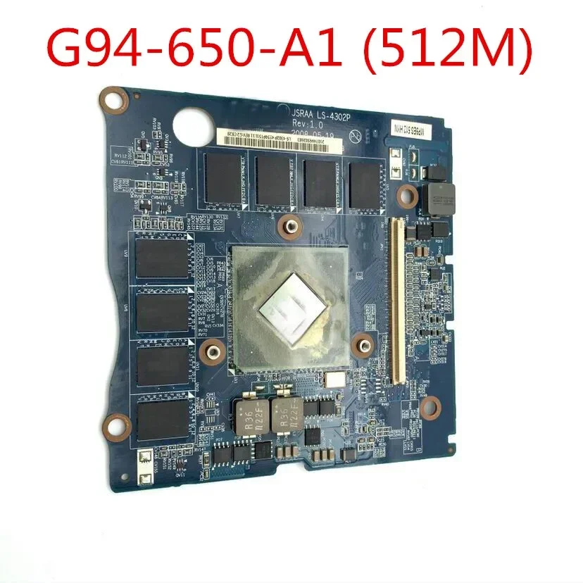 G94-650-A1 512M LS-4302P JSRAA Graphic VIDEO VGA Card K000082001 K000064080 K000054850 for toshiba X305