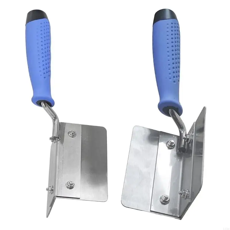 

LX0C Ergonomic Handle Corner Trowel Finishing Tool For Seamless Wall Edges