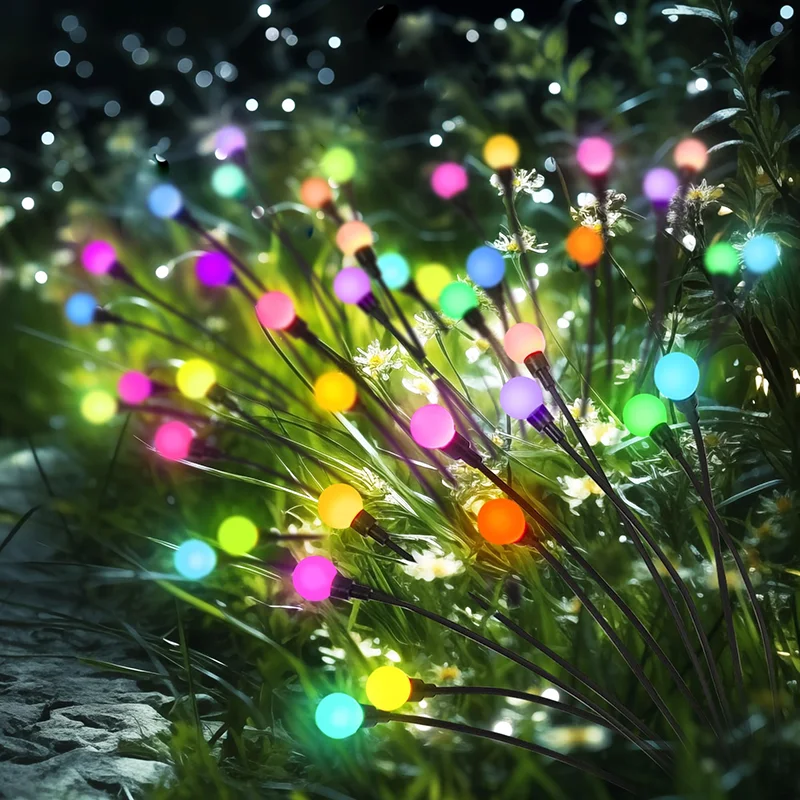 

LED Solar Firefly Courtyard Light, Waterproof Outdoor Garden Decoration Lawn Light, Suitable for Holiday Decoration